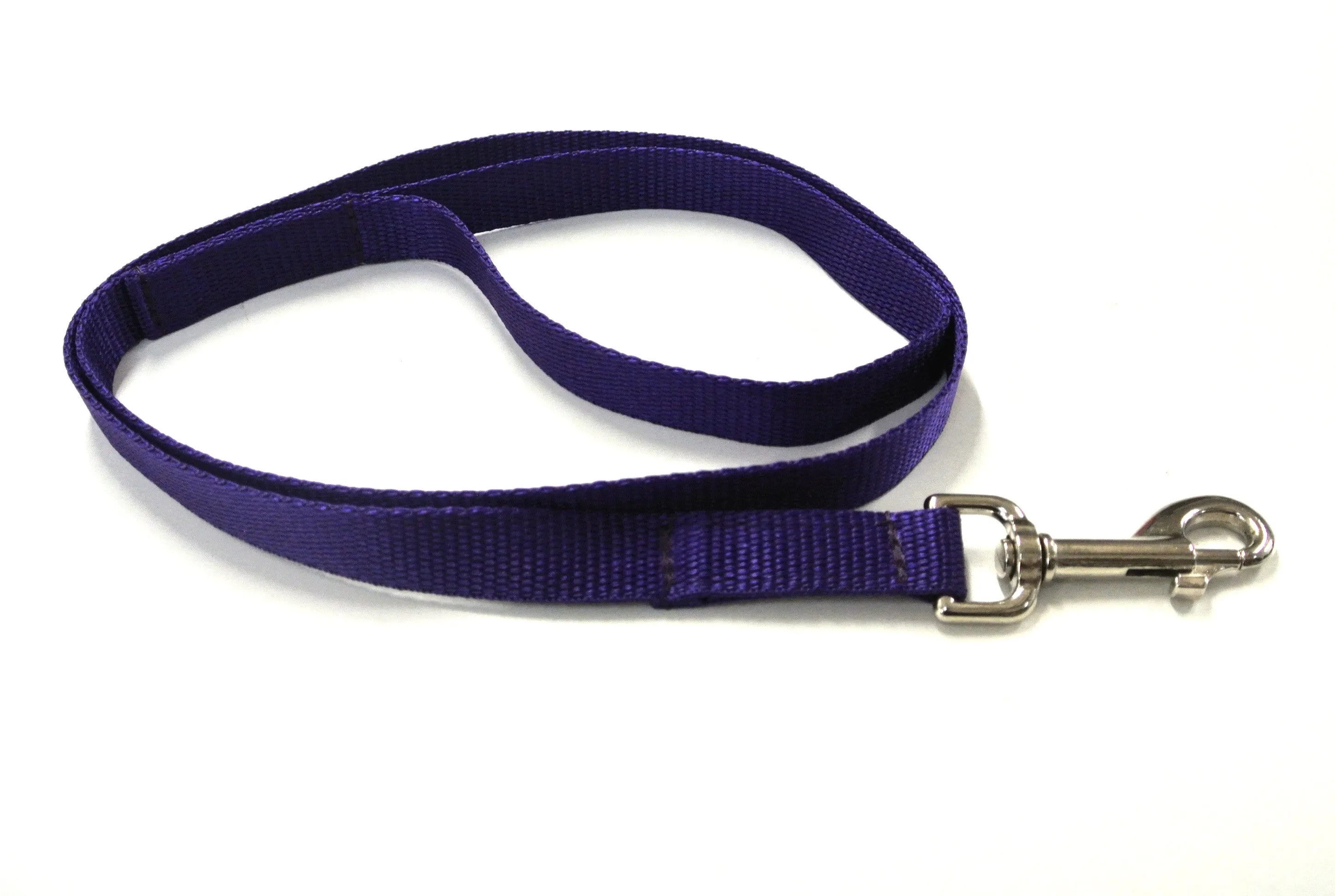 45" Long Puppy Dog Walking Lead Leash 20mm Wide Strong Durable Webbing In 19 Colours