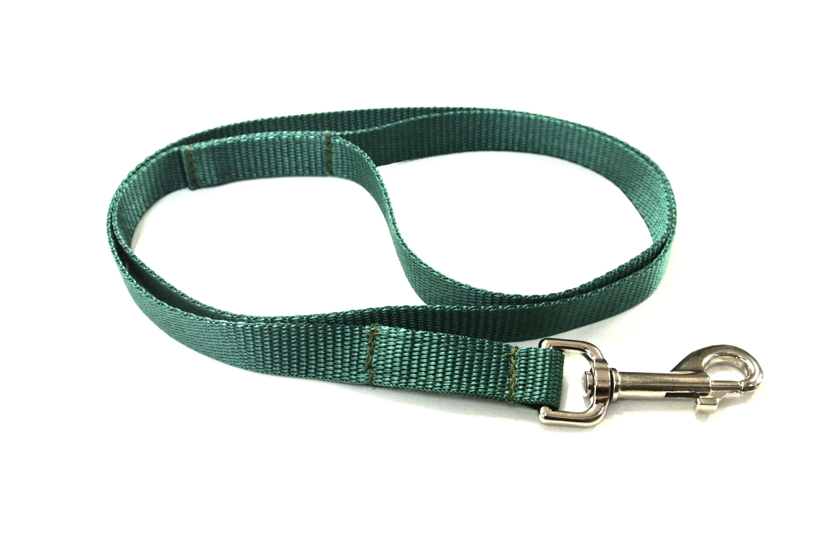 45" Long Puppy Dog Walking Lead Leash 20mm Wide Strong Durable Webbing In 19 Colours