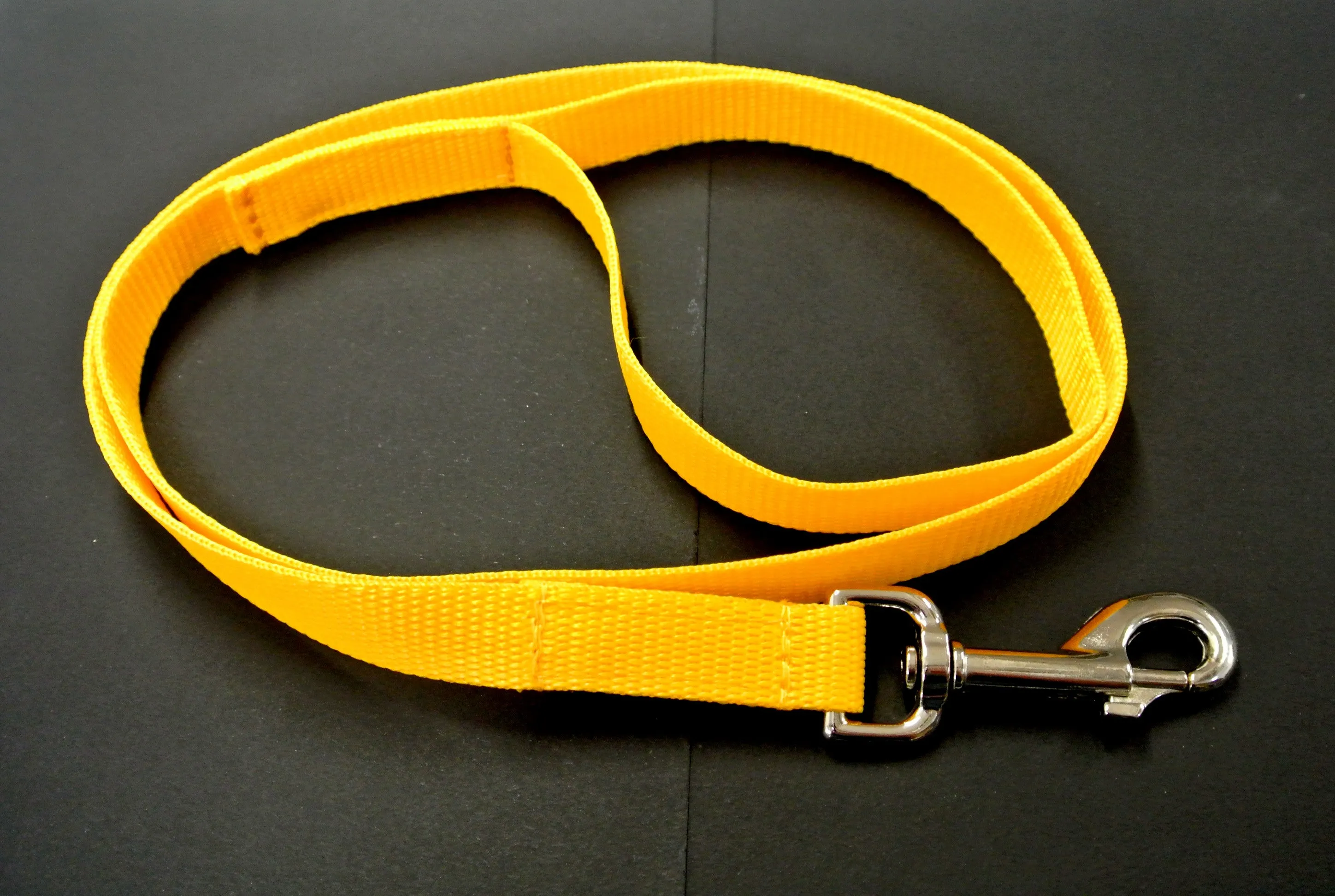 45" Long Puppy Dog Walking Lead Leash 20mm Wide Strong Durable Webbing In 19 Colours