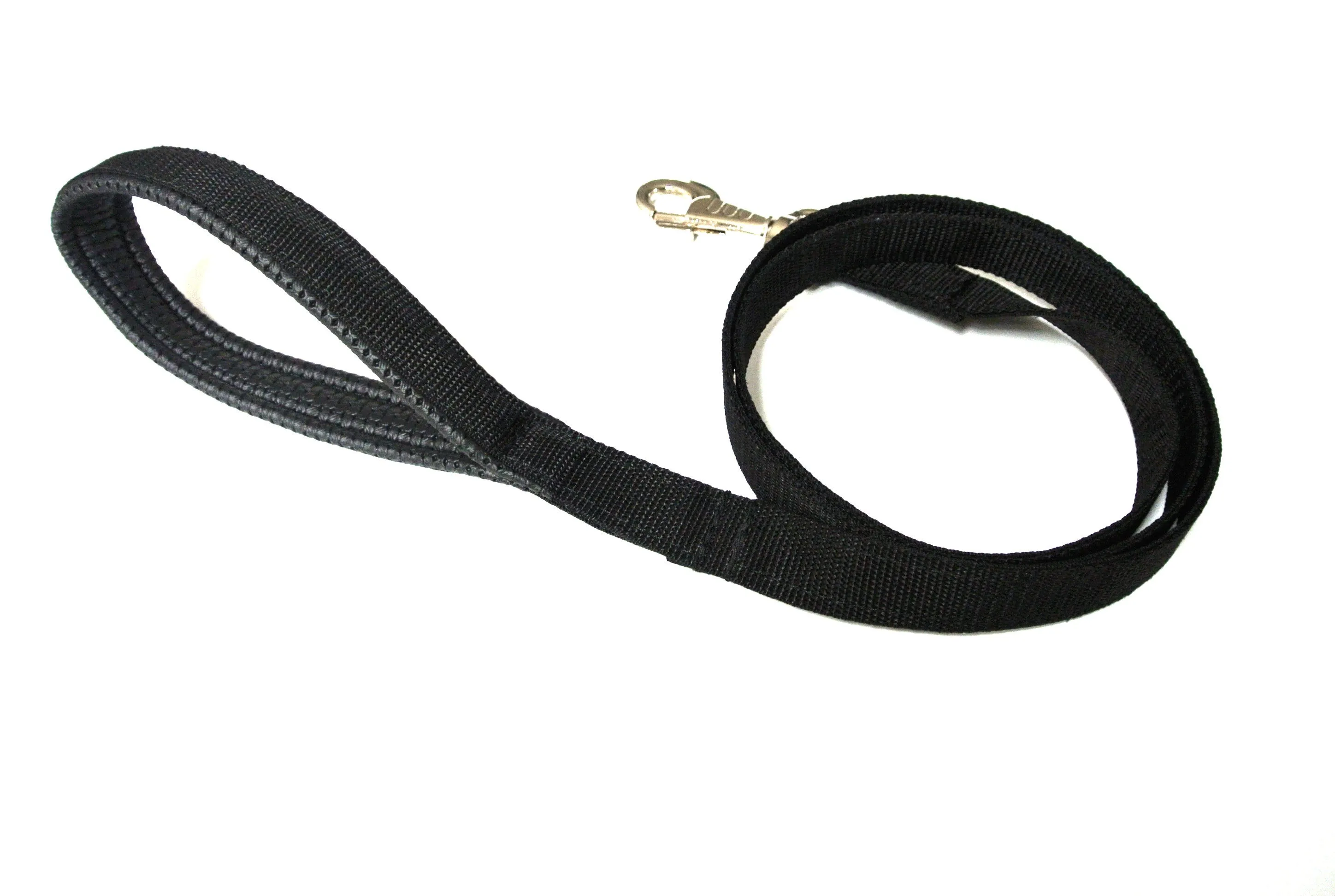 45" Short Close Control Dog Leads With Padded Handle In Various Colours 25mm Webbing