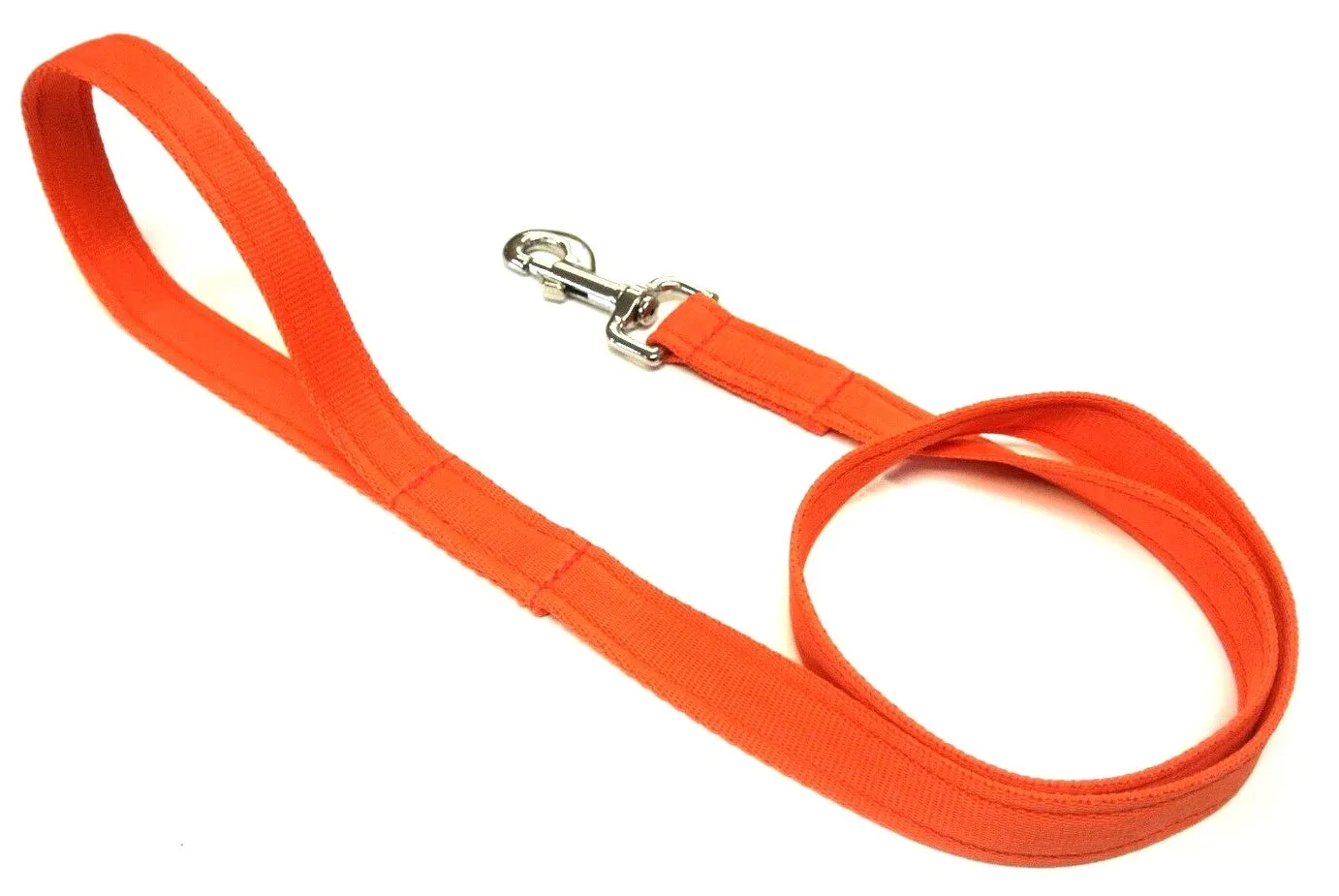 45" Short Dog Walking Lead Leash 20mm 25mm Wide Cushion Webbing In 18 Colours