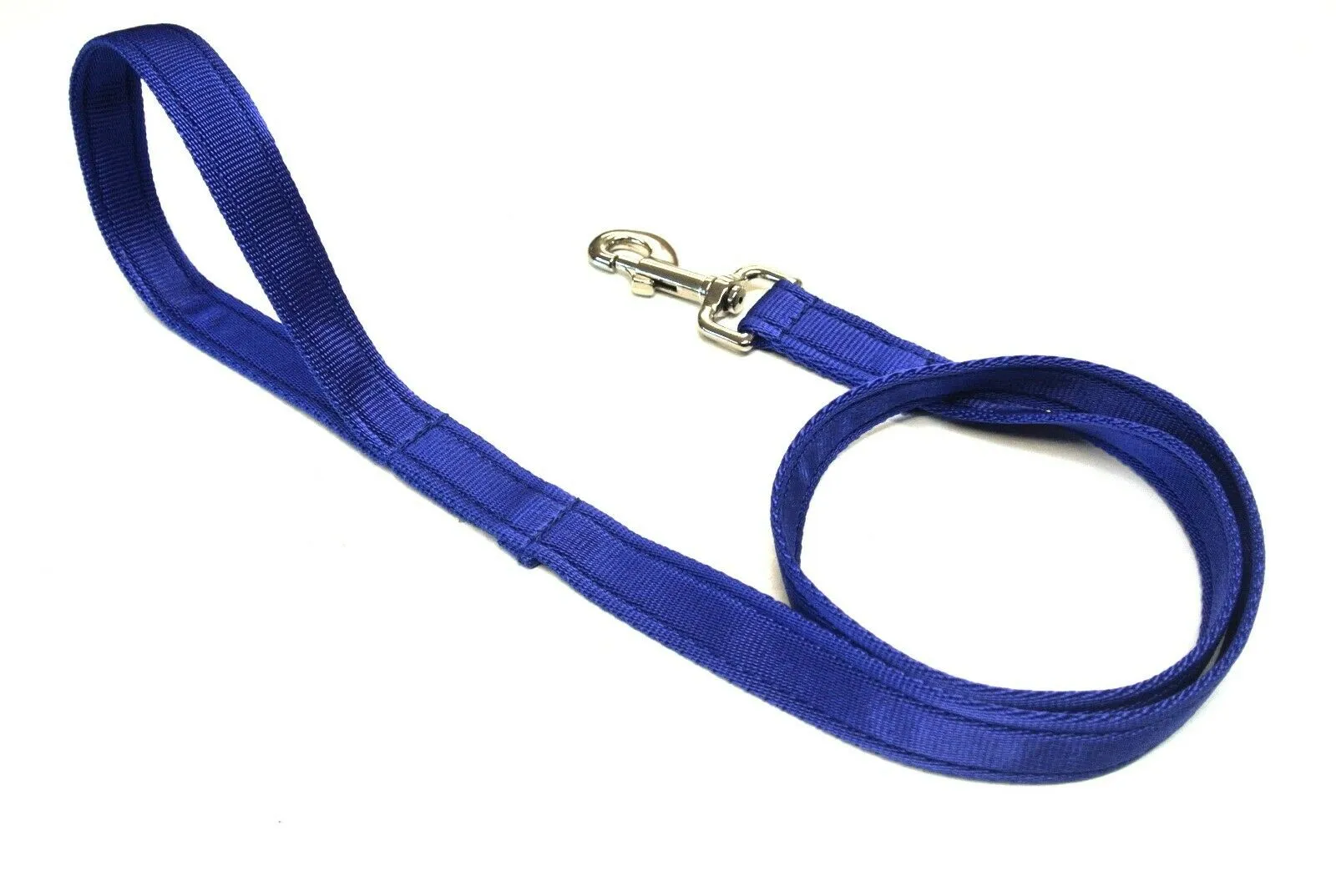 45" Short Dog Walking Lead Leash 20mm 25mm Wide Cushion Webbing In 18 Colours