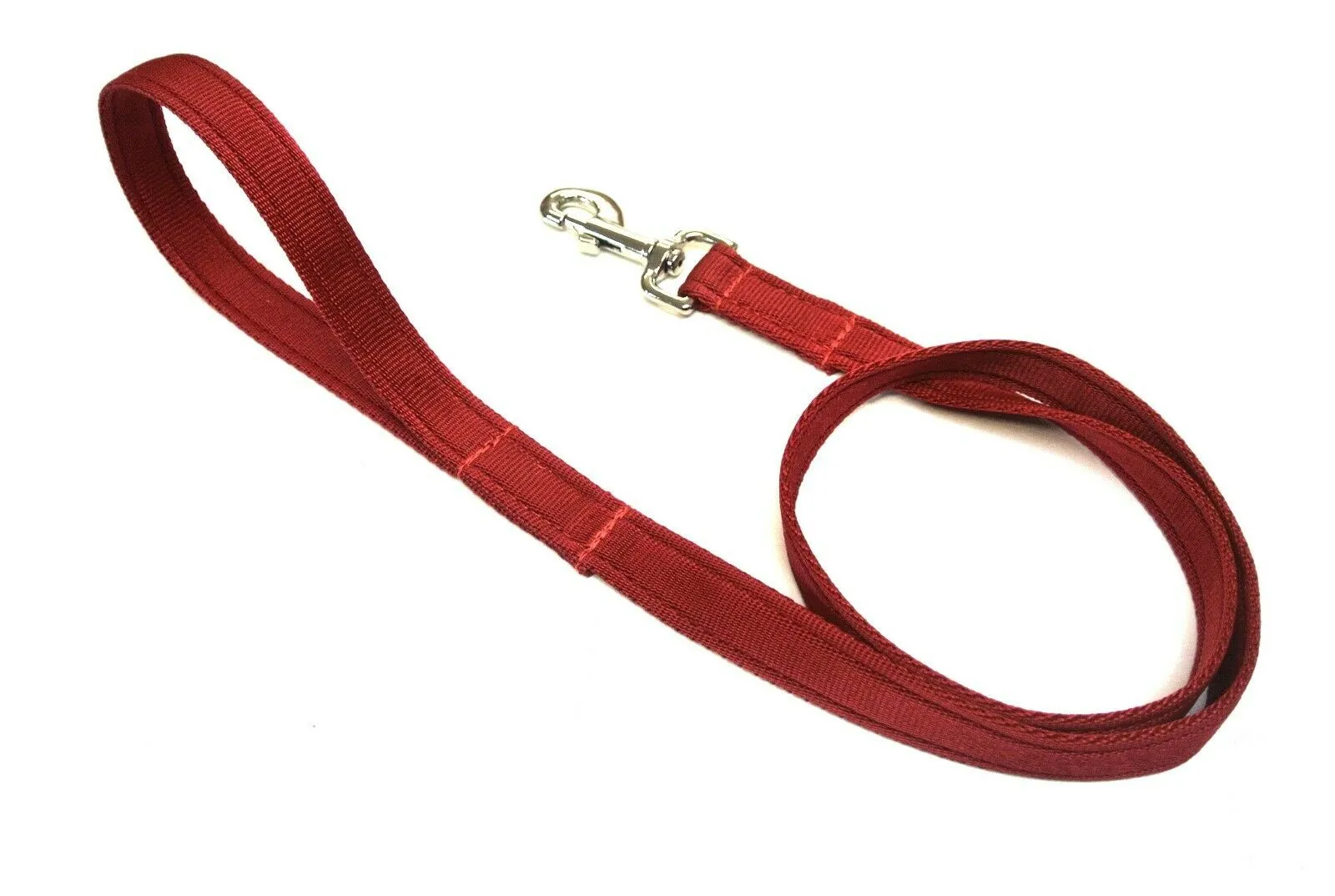 45" Short Dog Walking Lead Leash 20mm 25mm Wide Cushion Webbing In 18 Colours