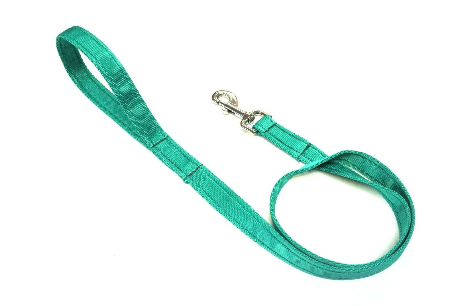 45" Short Dog Walking Lead Leash 20mm 25mm Wide Cushion Webbing In 18 Colours