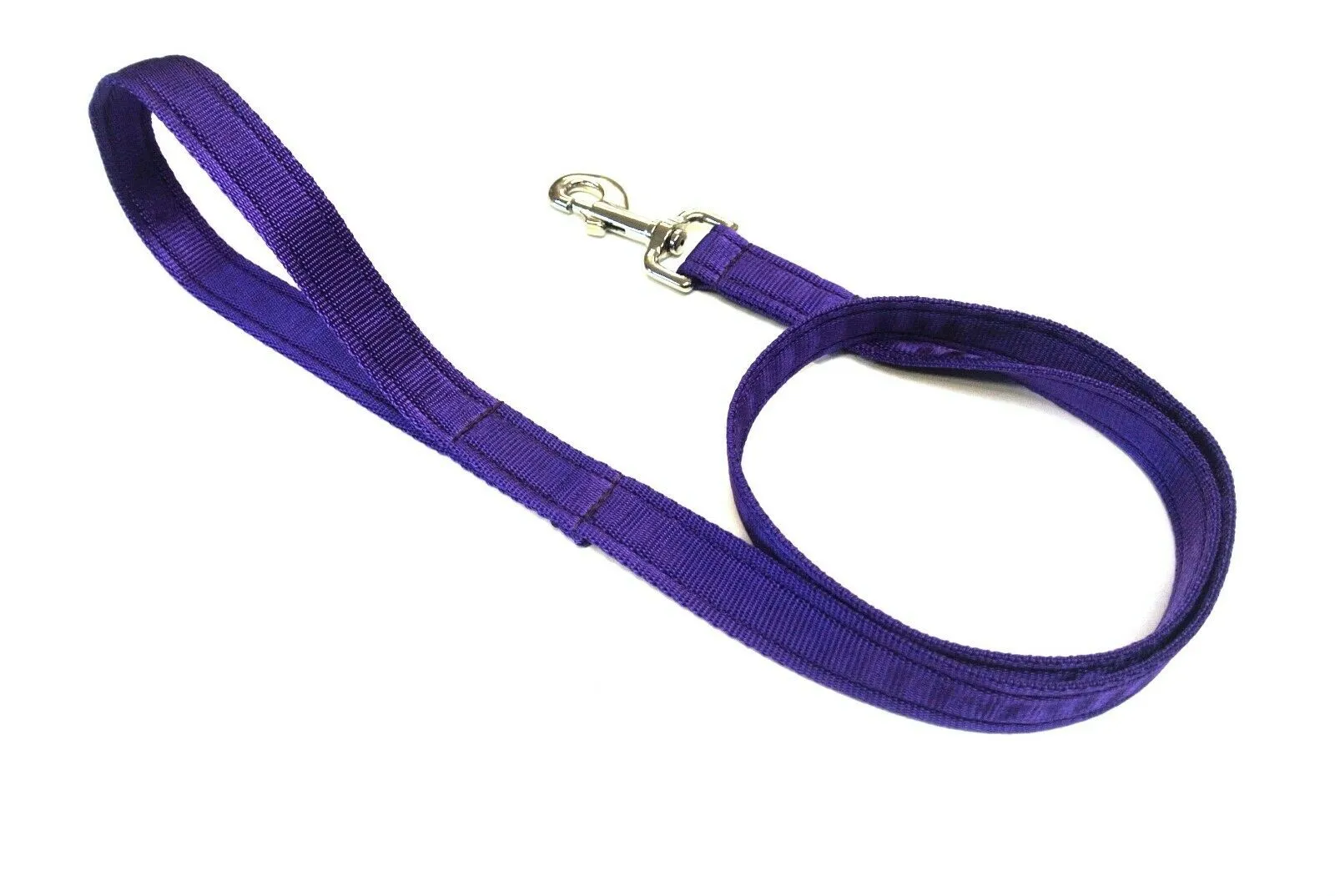 45" Short Dog Walking Lead Leash 20mm 25mm Wide Cushion Webbing In 18 Colours