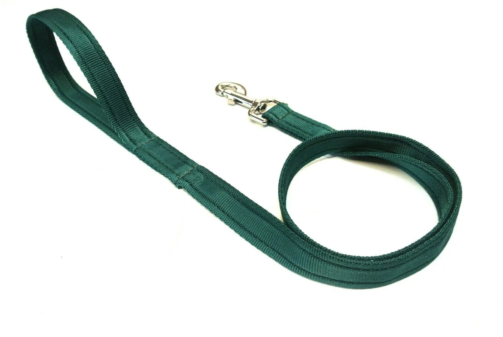 45" Short Dog Walking Lead Leash 20mm 25mm Wide Cushion Webbing In 18 Colours