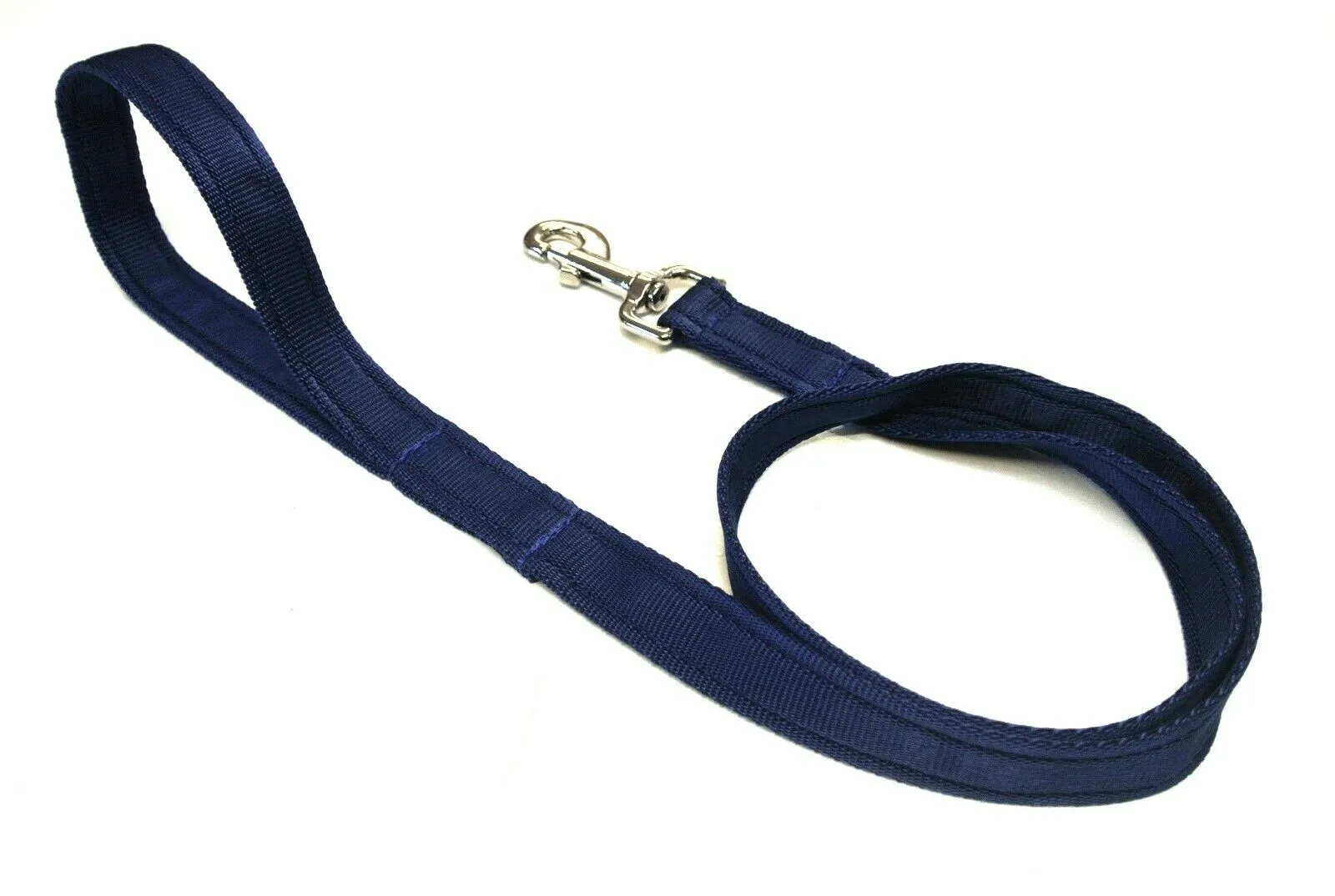 45" Short Dog Walking Lead Leash 20mm 25mm Wide Cushion Webbing In 18 Colours