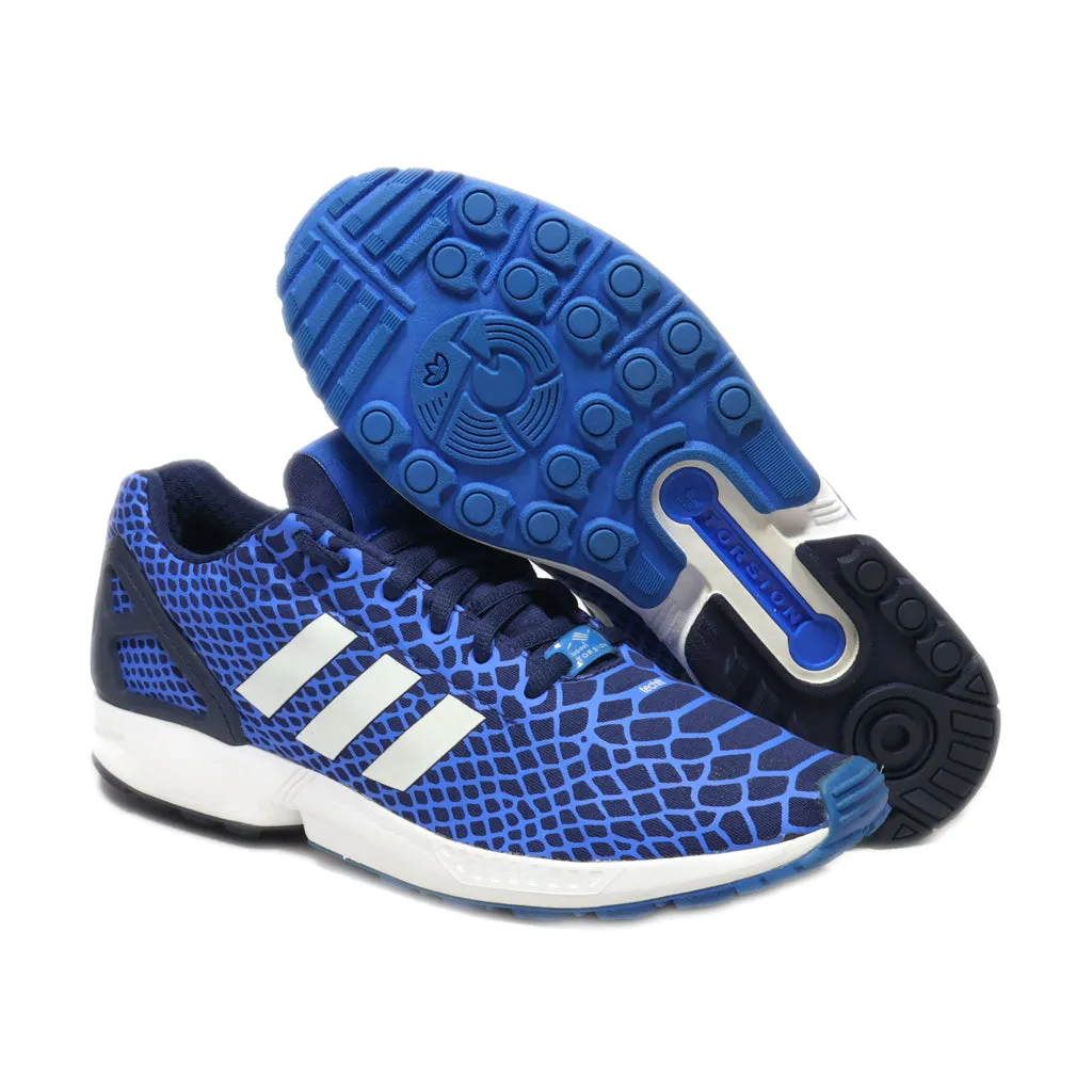 Adidas Zx Flux Sport Shoes Leather Blue Colour For Men