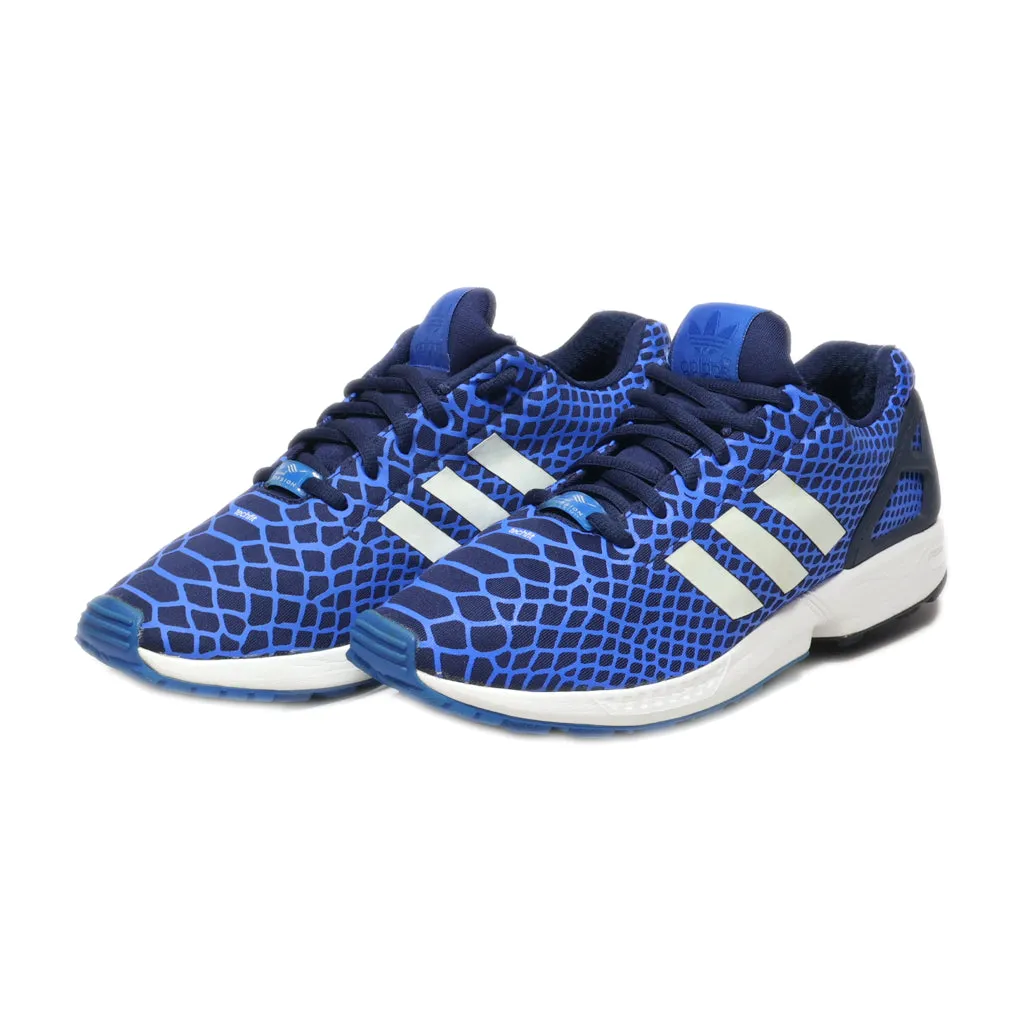 Adidas Zx Flux Sport Shoes Leather Blue Colour For Men