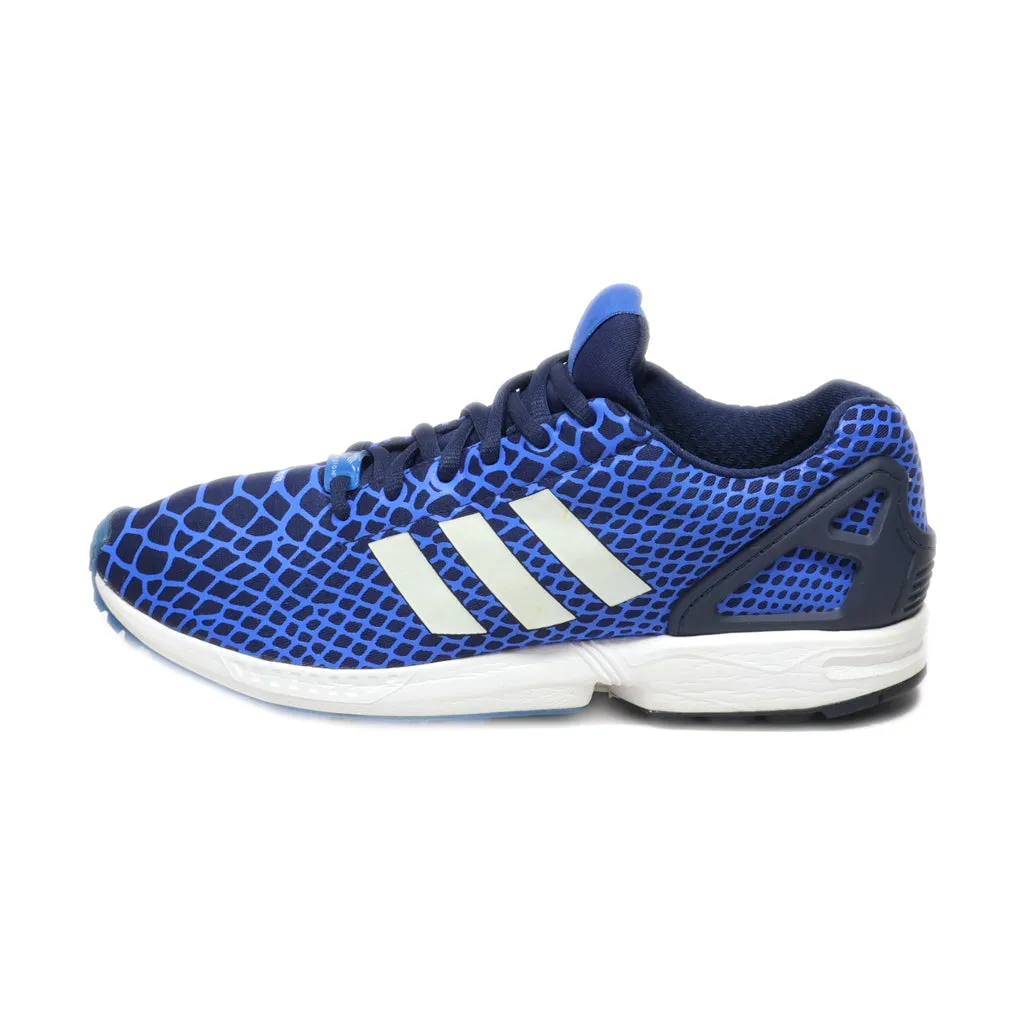 Adidas Zx Flux Sport Shoes Leather Blue Colour For Men