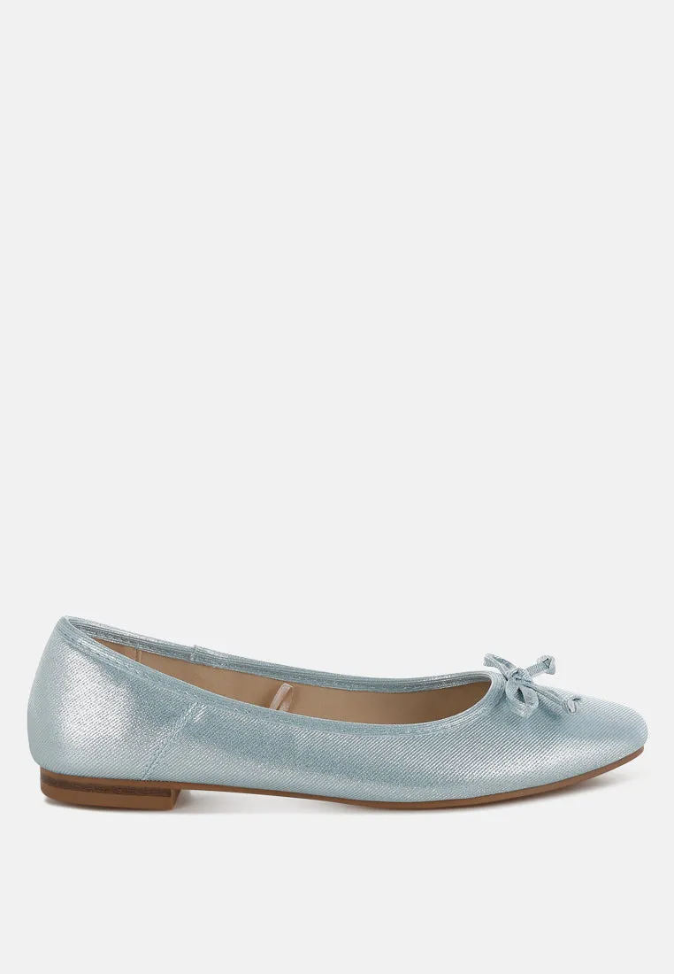 Agshin Metallic Ballet Flats