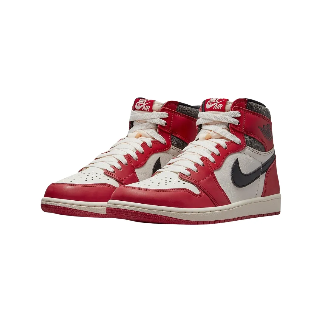 Air Jordan 1 High OG Retro GS Lost and Found Varsity Red Black Sail Muslin