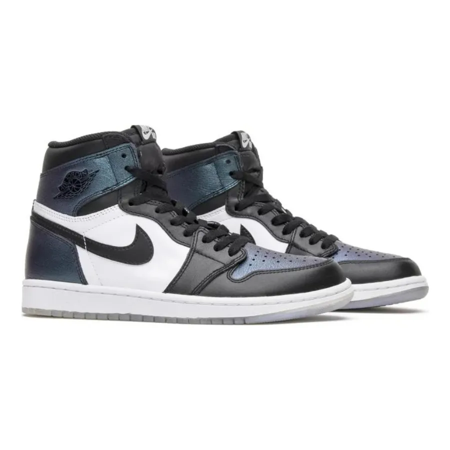 Air Jordan 1 Retro All-Star Chameleon Black Metallic Silver White