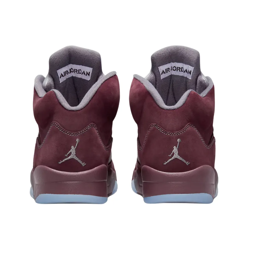 Air Jordan 5 Retro Burgundy Deep Burgundy Light Graphite Metallic Silver