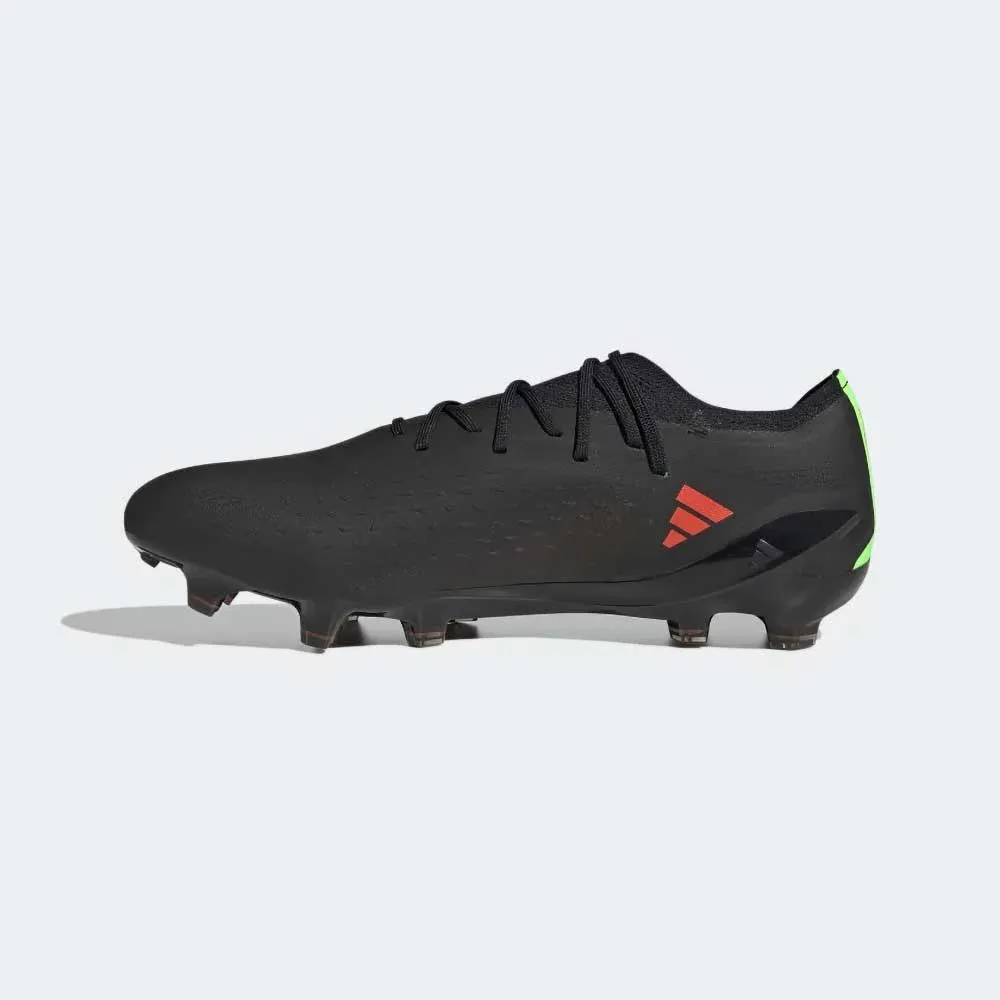 All Gender X SpeedPortal 1 FG Soccer Shoe- Core Black/Solar Red/Solar Green