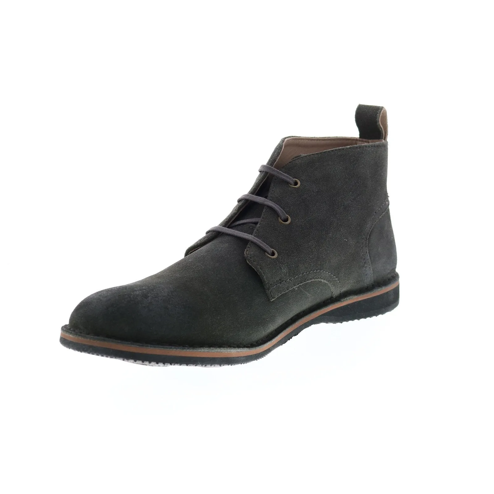 Andrew Marc Dorchester Chukka AMDORCKS-0089 Mens Gray Suede Chukkas Boots