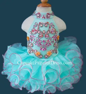 Baby Gilr/Toddler/Little Girl/Kids Stunning Cupcake Pageant Dress