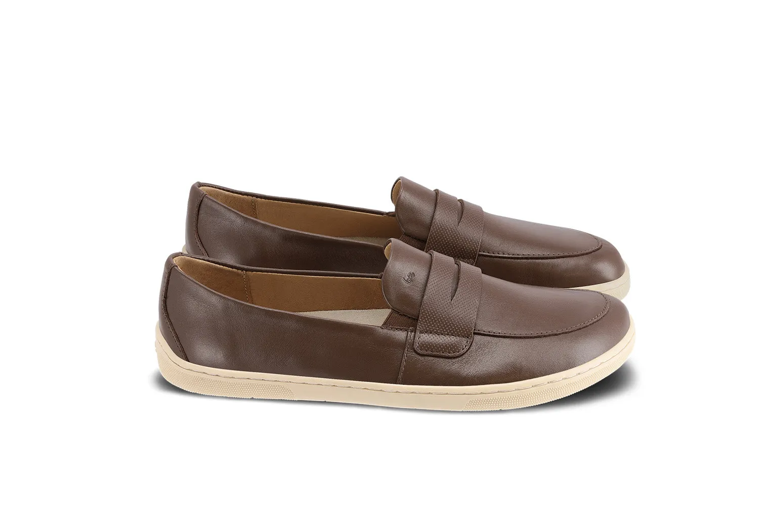 Barefoot Moccasins Be Lenka Buena - Dark Brown & Beige CLEARANCE