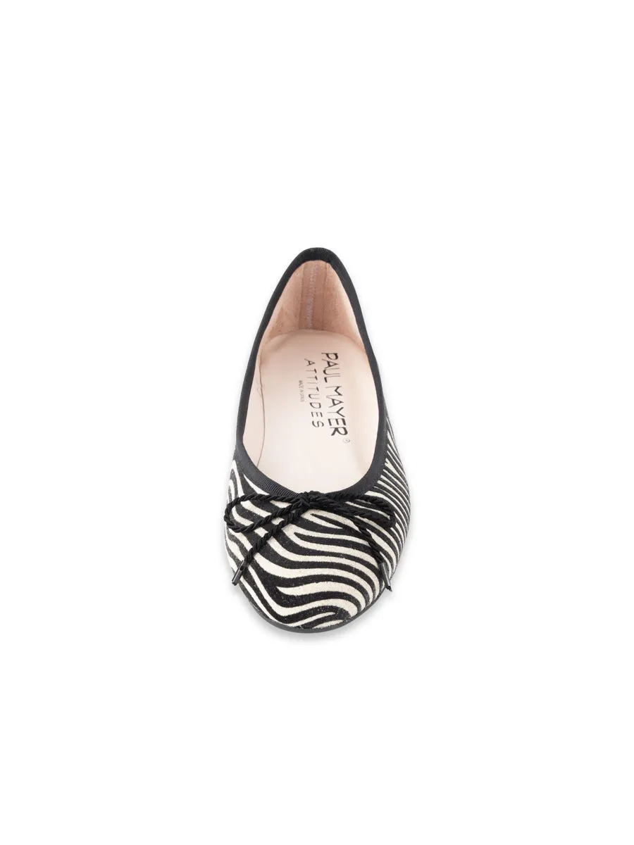 Bingo Zebra Printed Ballet Flat