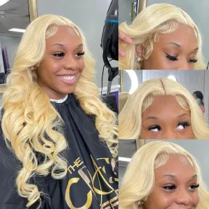 Blonde 613 Lace Front Wigs Body Wave Lace Front Human Hair Wigs Brazilian 13x4 13x6 Hd Lace Frontal Wigs for Women