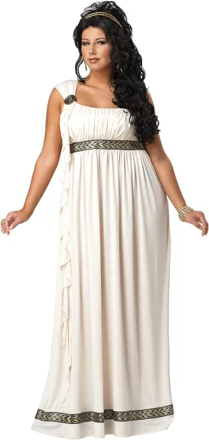 California Costumes Plus Size Womens Olympic Goddess Costume