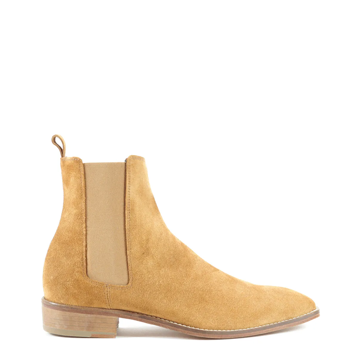 CHELSEA BOOT IN COGNAC SUEDE