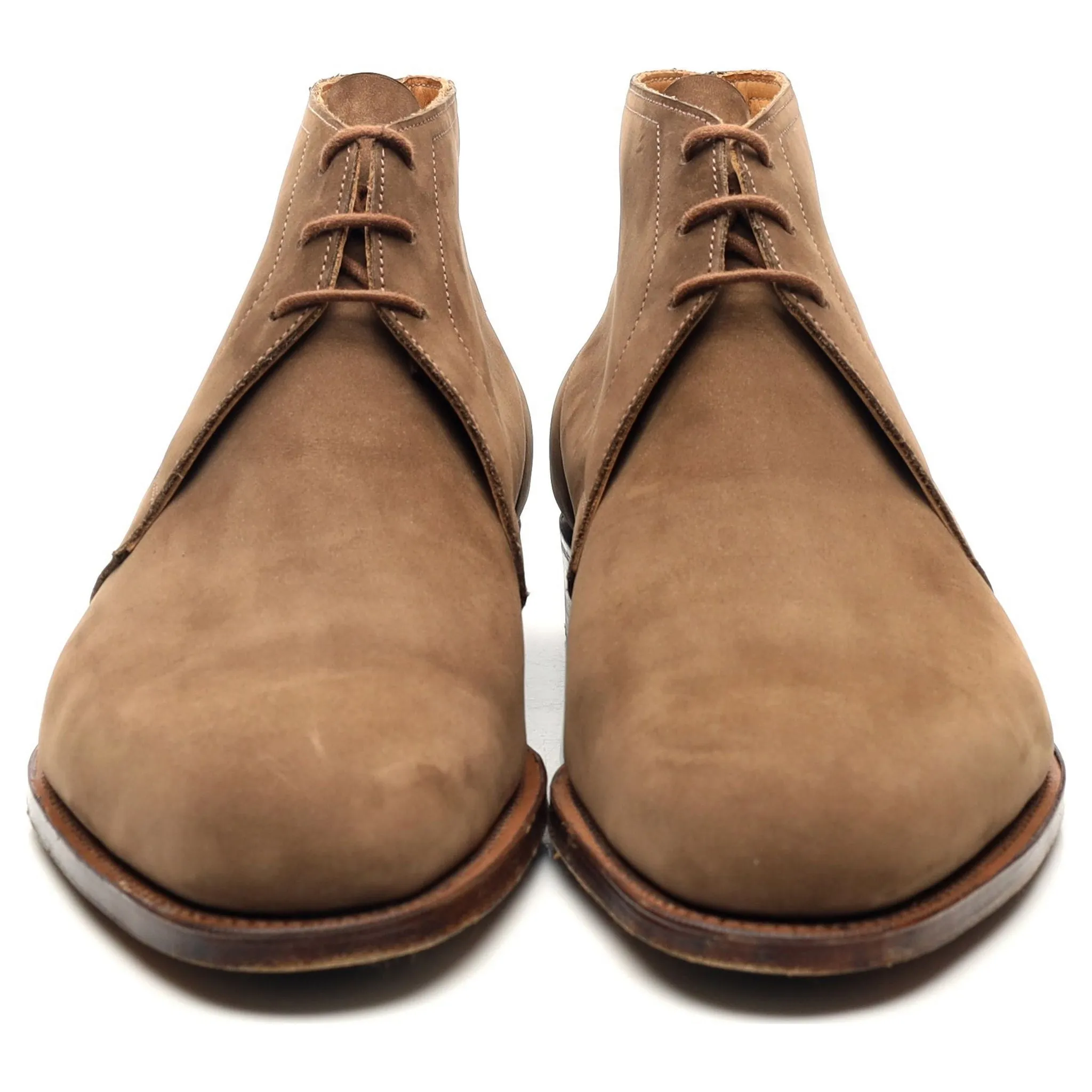 'Cherwell' Brown Nubuck Chukka Boots UK 6 F