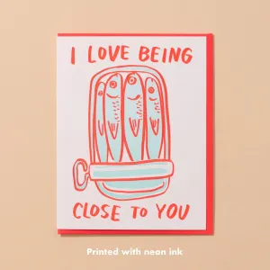 Close To You Sardines Card