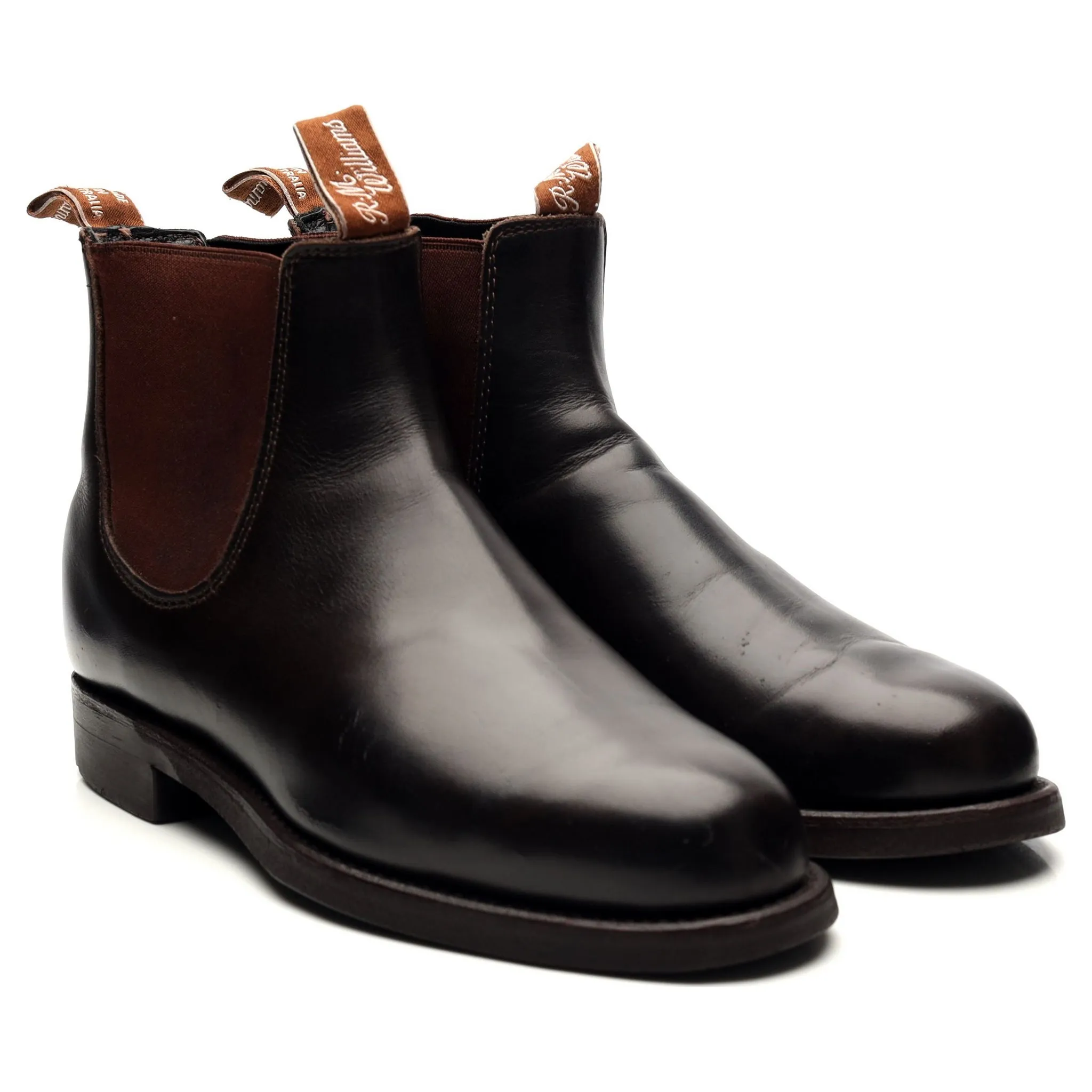 'Comfort Craftsman' Dark Brown Leather Boots UK 7 G