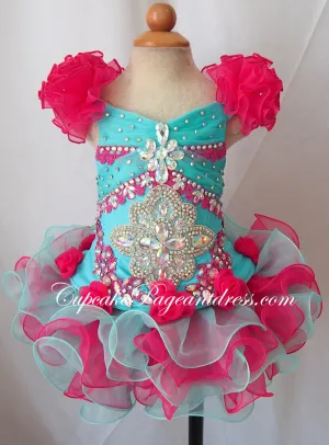 Cute Infant/toddler/baby/child/kids Girl's Cupcake Pageant Dress