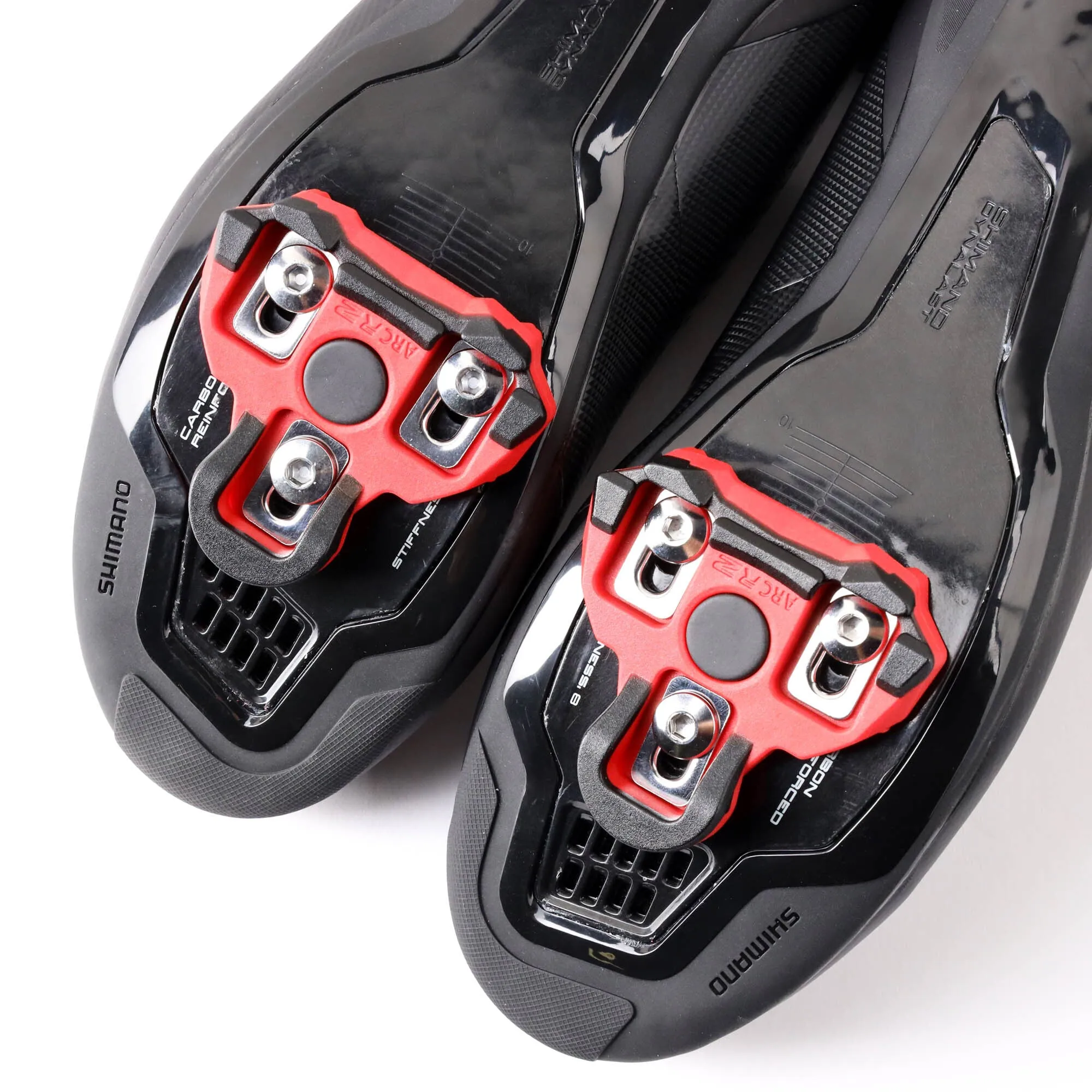 CyclingDeal Bike Cleats Compatible with Look Keo & Garmin Vector - Road Bike Bicycle Cleat Set with Wide Beam Design - 6 Degree Floating