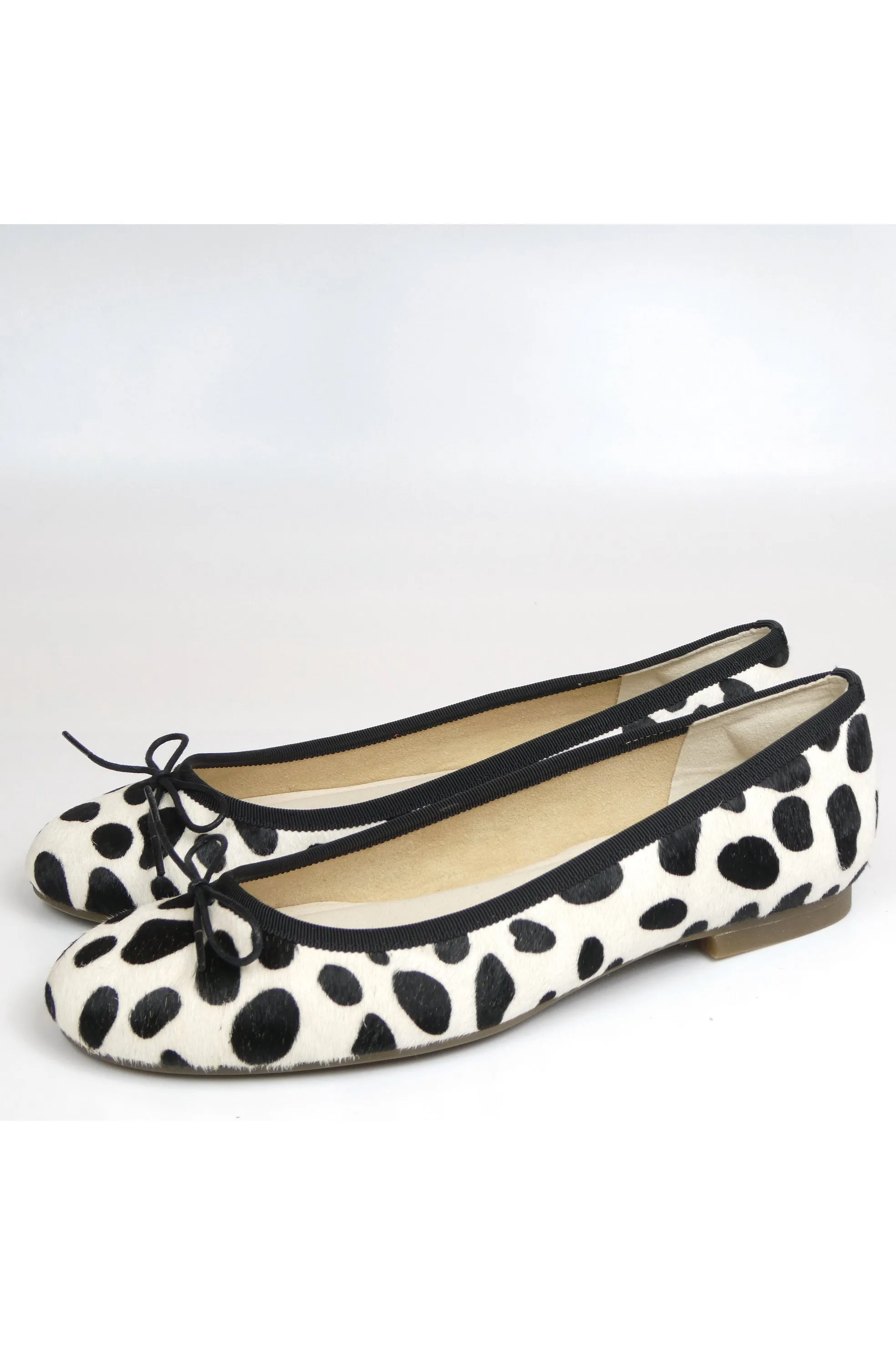 Dalmatian Print Flats