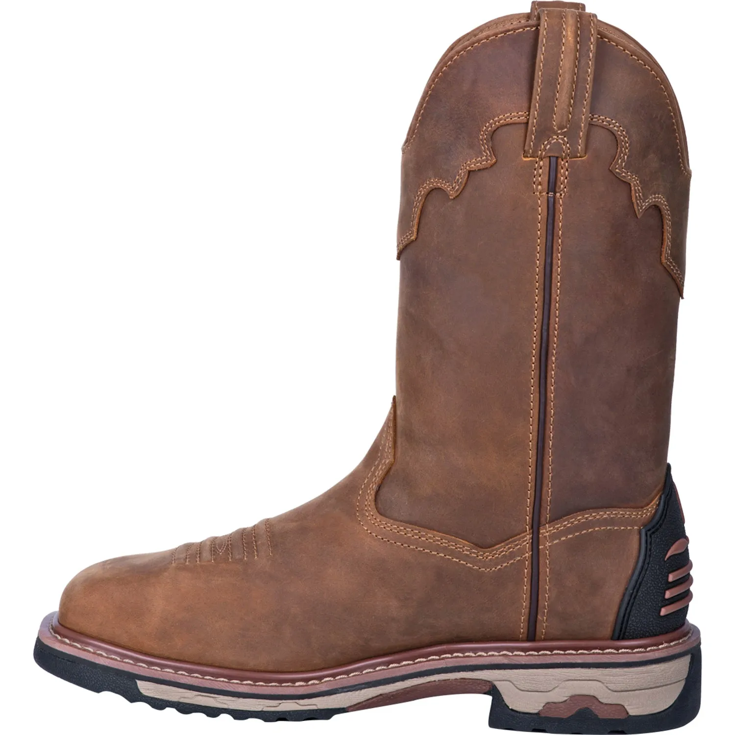 Dan Post Mens Blayde Waterproof St Cowboy Boots Leather Saddle Tan