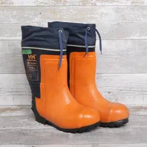 De-Branded Steel Toe Cap Chainsaw Class 3 Wellington Boots UK5.5