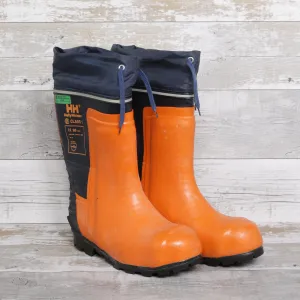 De-Branded Steel Toe Cap Chainsaw Class 3 Wellington Boots UK7.5