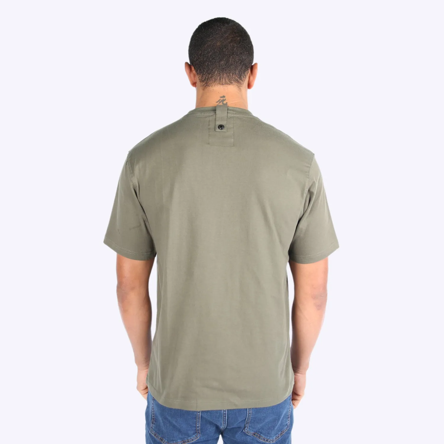 Deflated T-Shirt Dark Olive