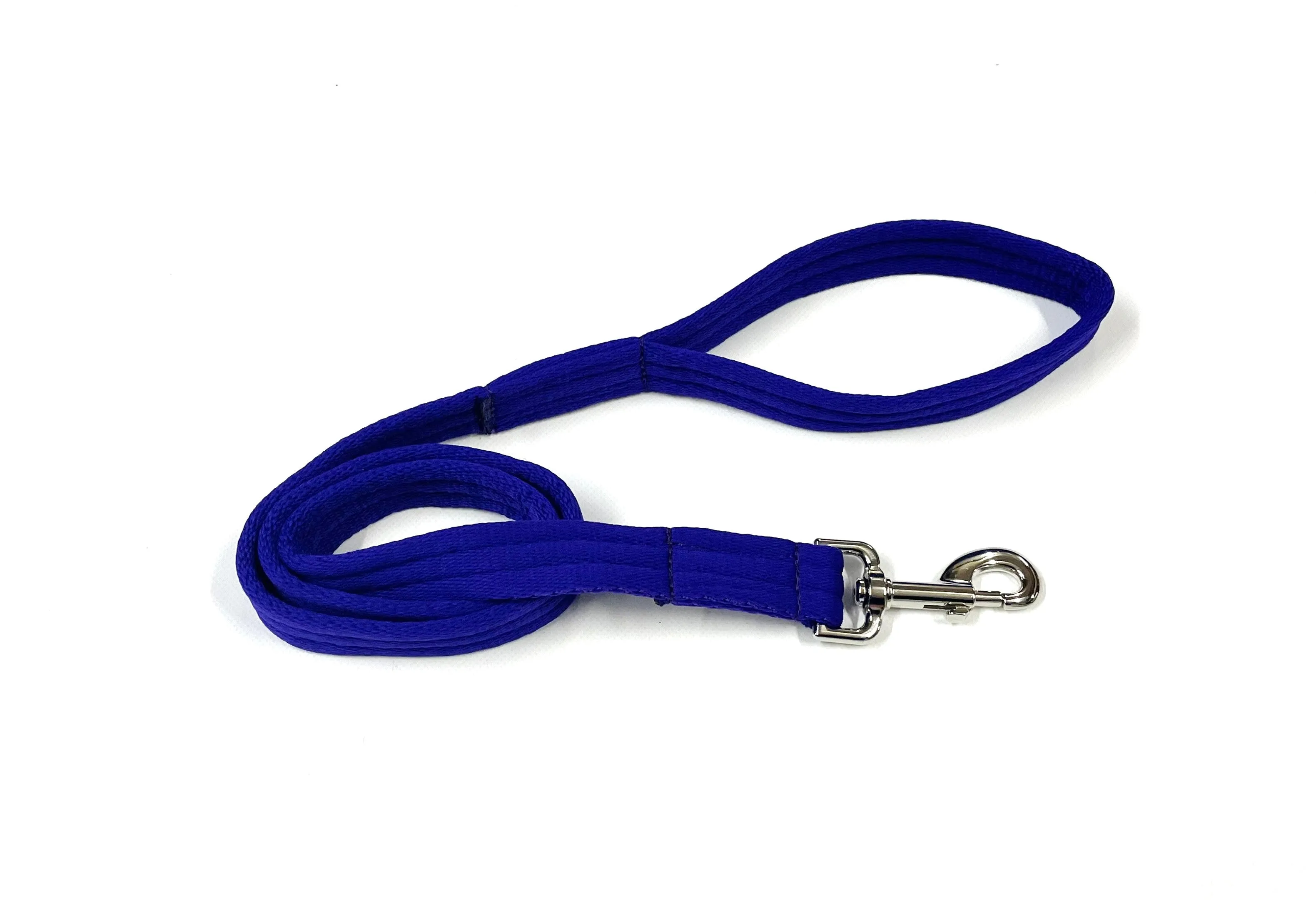 Dog Lead Walking Leash Short Training Lead 45" And 76" Long 20mm 25mm Soft Air Webbing In Various Colours