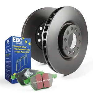 EBC Brakes S11KR1395 S11 Kits Greenstuff 2000 and RK Rotors