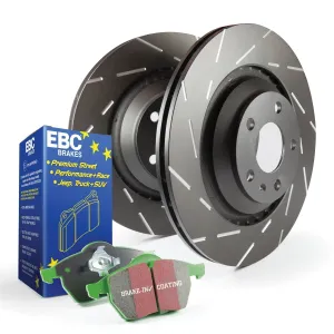 EBC Brakes S2KF1257 S2 Kits Greenstuff 2000 and USR Rotors