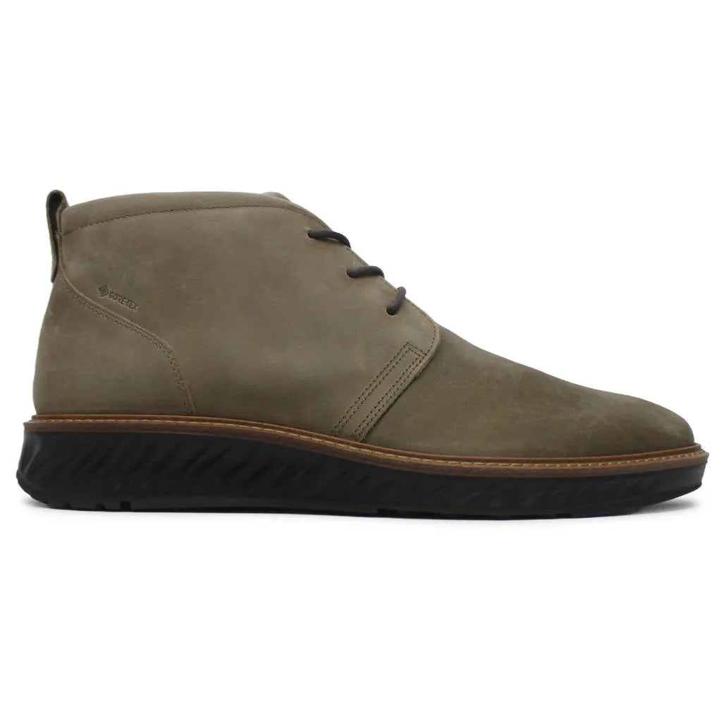 Ecco Mens Boots St 1 Hybrid 836814 Casual Chukka Lace-Up Ankle Leather - UK 10