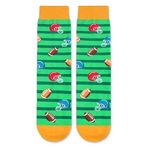 Football Lovers Socks, Sport Socks, Socks for Men, Novelty Football Socks, Unique Football Gifts for Sport Lovers, Perfect Socks Gifts for Football Enthusiasts