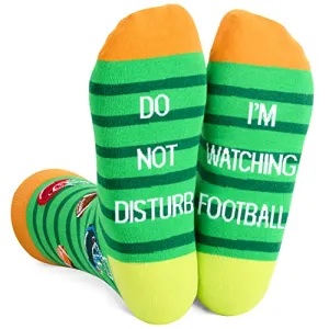 Football Lovers Socks, Sport Socks, Socks for Men, Novelty Football Socks, Unique Football Gifts for Sport Lovers, Perfect Socks Gifts for Football Enthusiasts