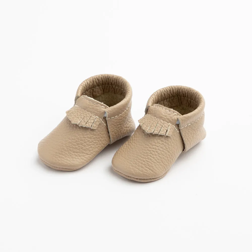 Freshly Picked First Pair Soft Sole Moccasins - Toast