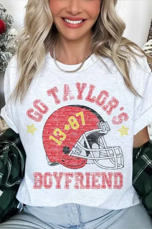 GO TAYLORS BOYFRIEND FOOTBALL OVERSIZED TEE