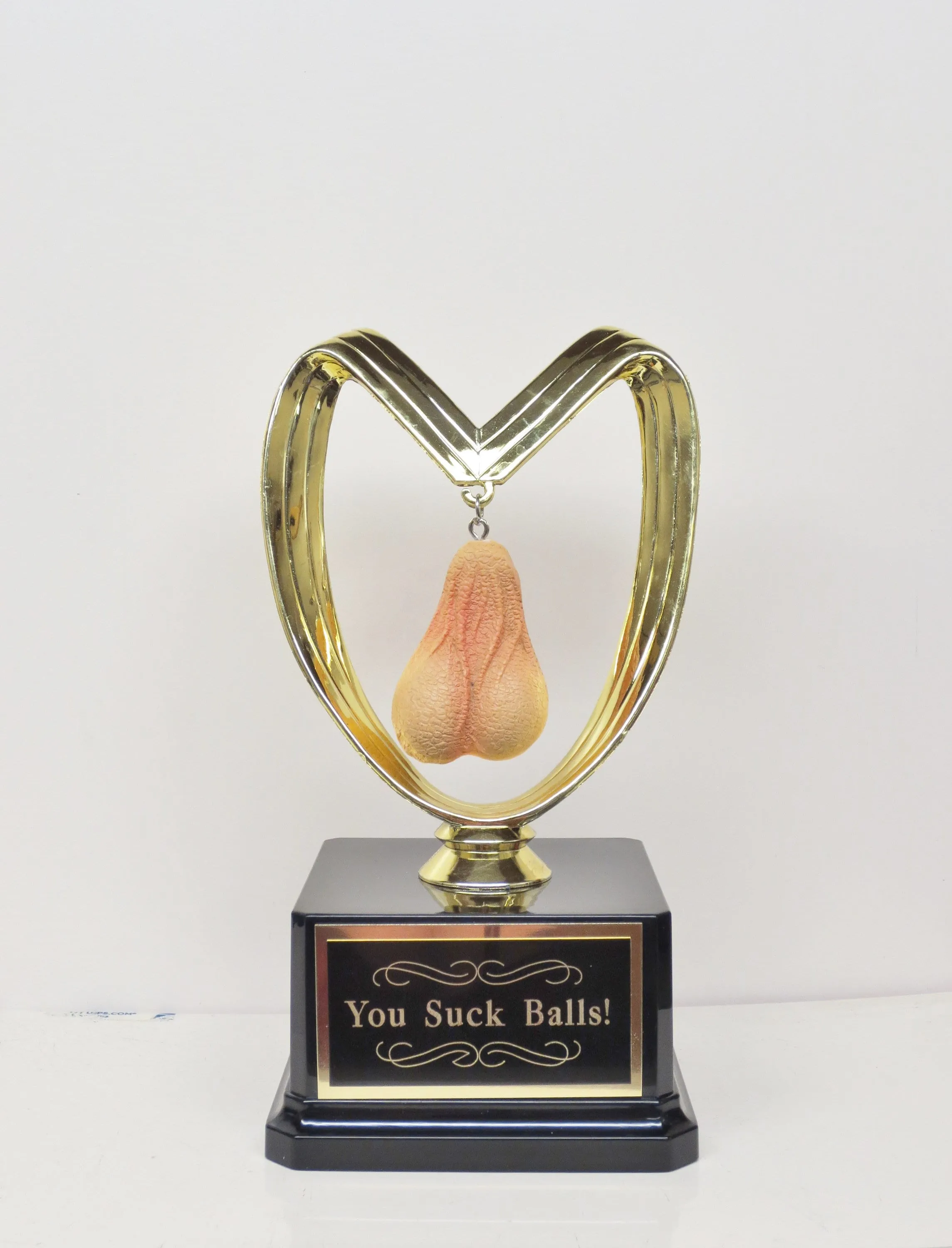 Golf Trophy Loser Testicle Trophy You Suck Balls Trophy Funny Trophy Birthday Gag Gift Loser Last Place You've Got Balls Adult Humor