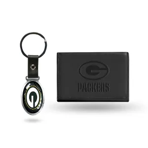 Green Bay Packers Wallet & Key Chain Gift Set