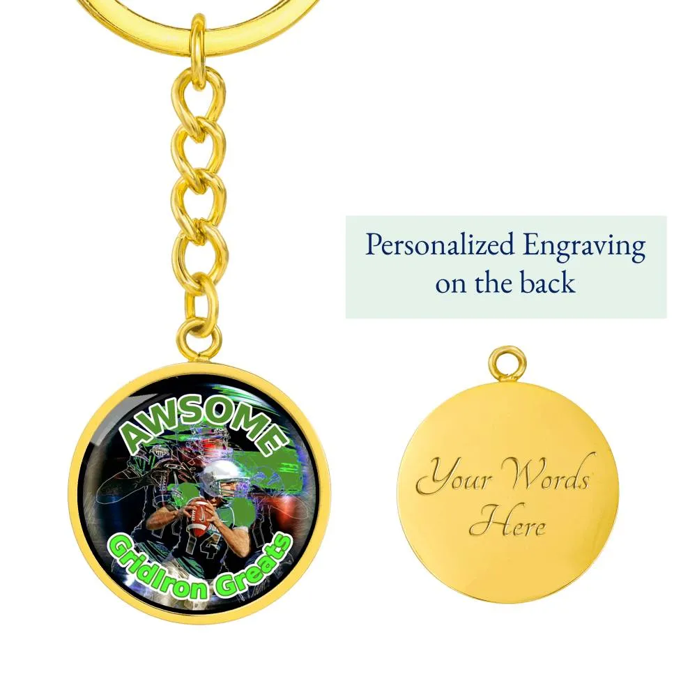 Gridiron Greats Keychain [GREEN]