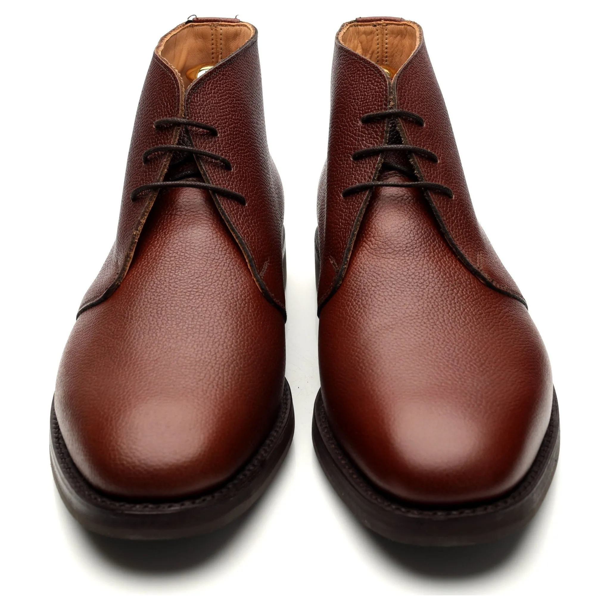 'Holborn' Tan Brown Leather Chukka Boots UK 8.5 G