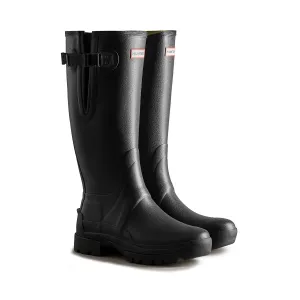 Hunter Men's Balmoral Adjustable 3mm Neoprene Wellington Boots in Black