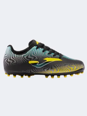 Joma Evolution 2401 Ag Kids Football Shoes Black/Yellow